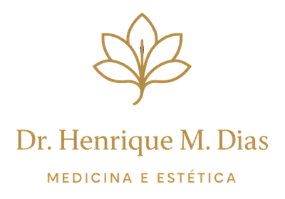 Imagem mostra o logo da empresa do Dr Henrique